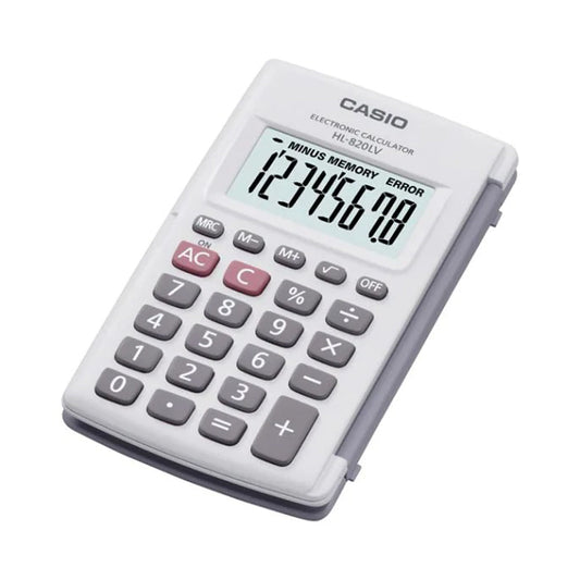 Calculadora Bolsillo Casio HL-820LV-WE-W-DP