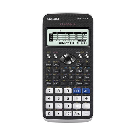 Calculadora Cientifica Casio FX-570LAX-BK-W-DH