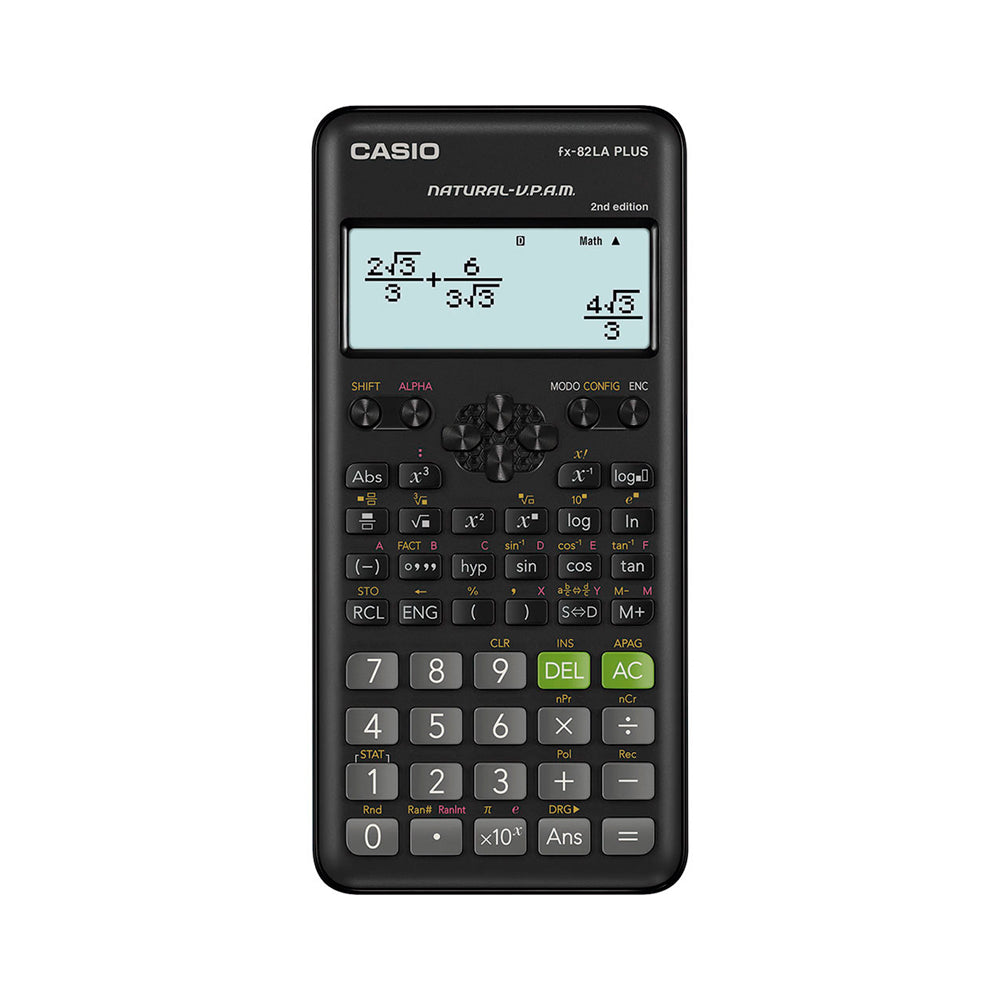 Calculadora Cientifica Casio FX-82LAPLUS2-BK